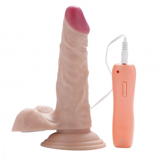Herotik Shop 18 cm Titreşimli ve Rotasyonlu Realistik Vibratör