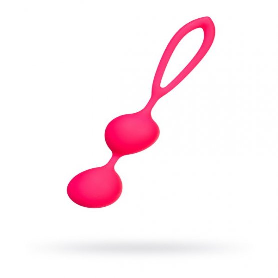 Herotik Shop - Pembe Silikon Kegel Egzersiz Topu (Pleasure Balls) 17 cm